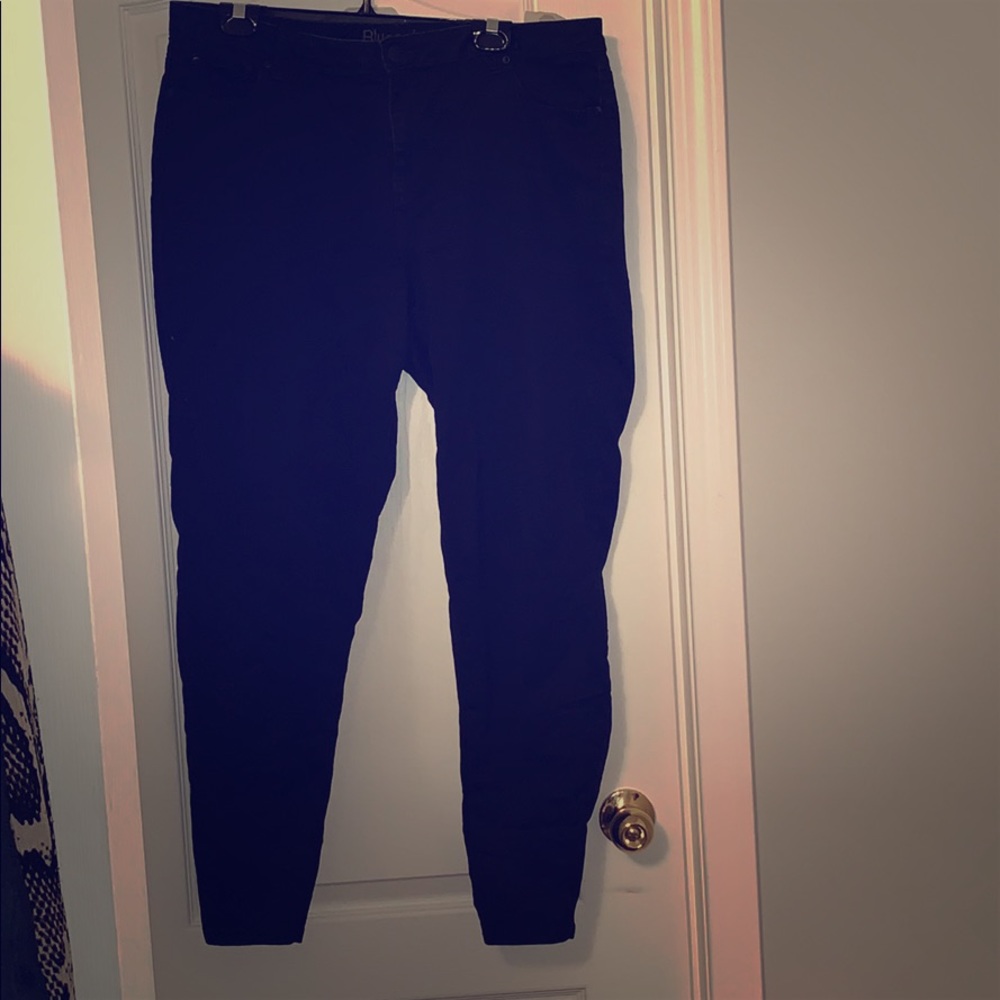 Blue notes super skinny altered jeggings